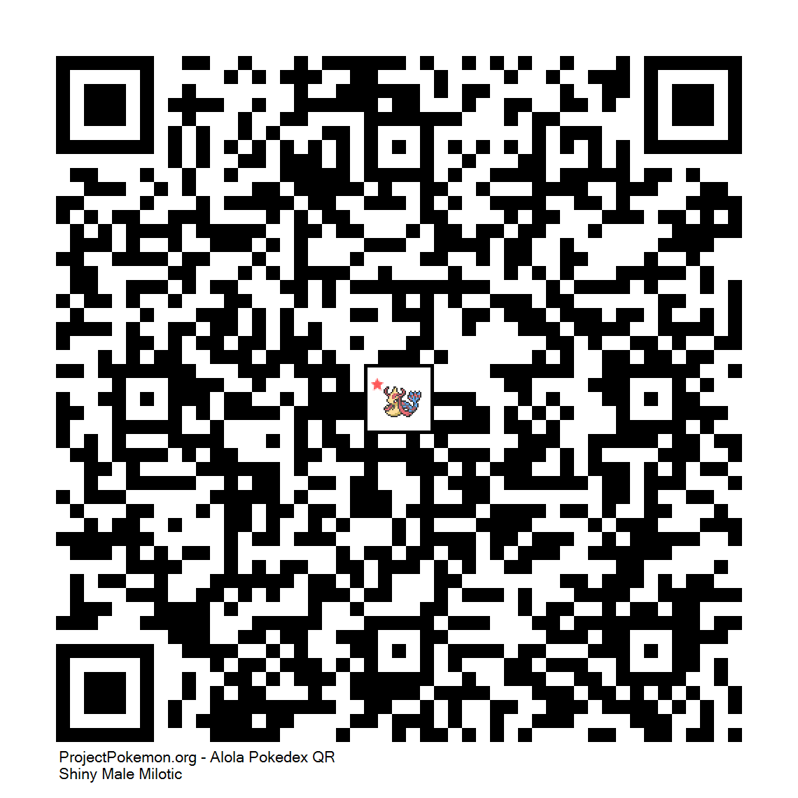 Cdigo QR de Milotic variocolor